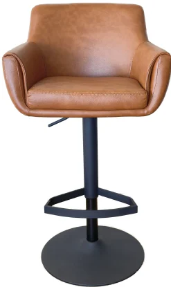 Homeville Agnes kunstlæder cognac/sort