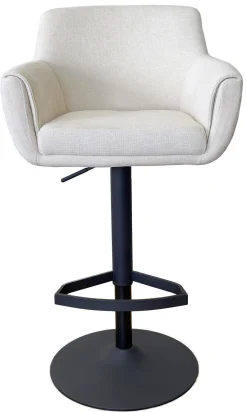 Homeville Agnes stof creme/sort