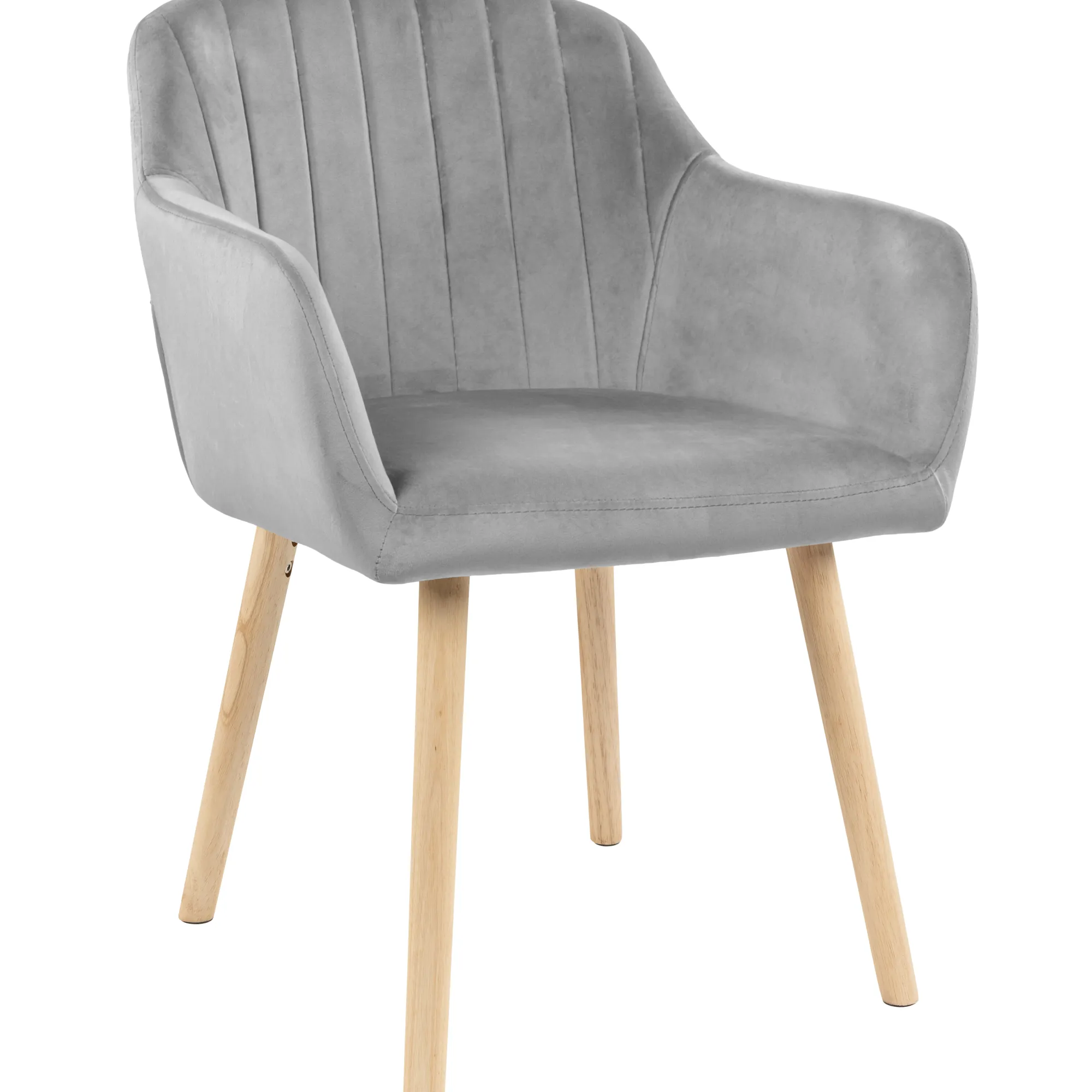 Homeville Alberte velour lysegrå