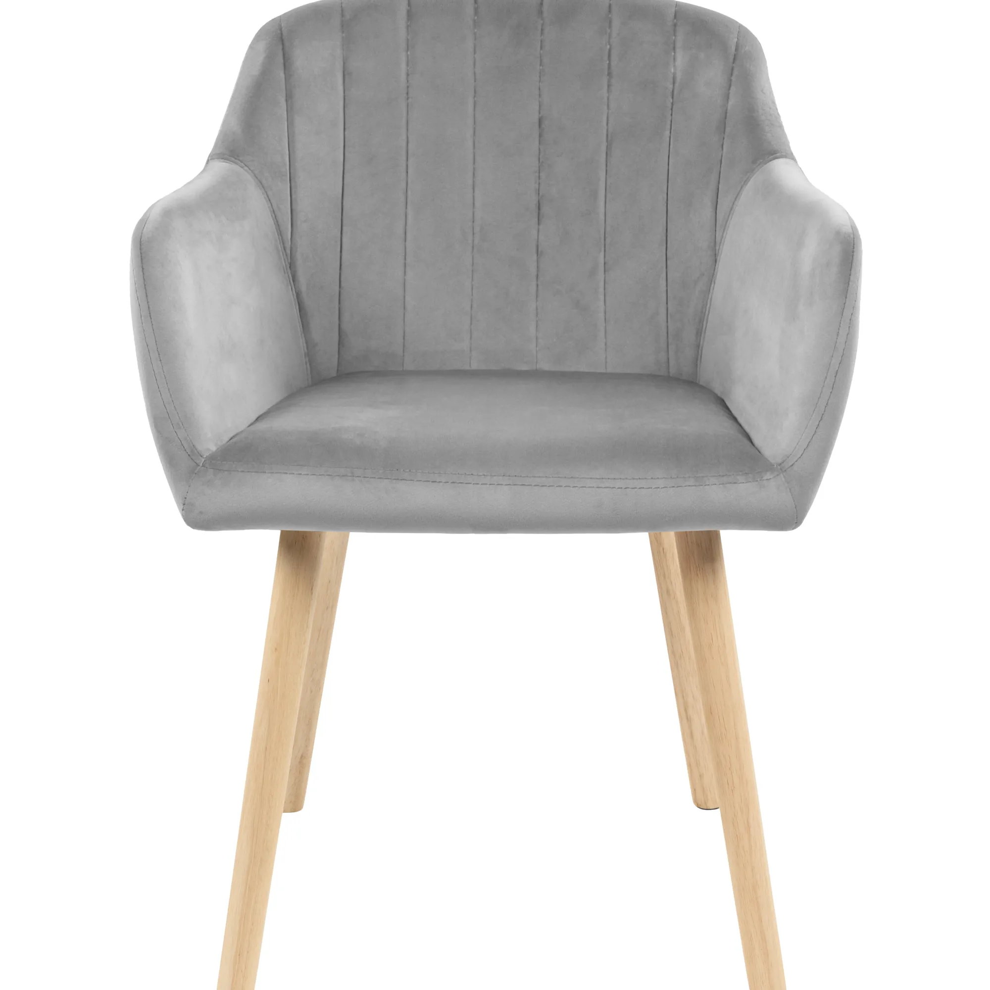 Homeville Alberte velour lysegrå