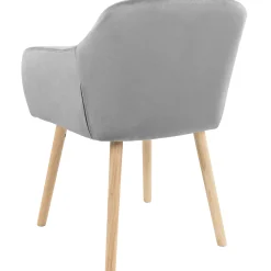 Homeville Alberte velour lysegrå