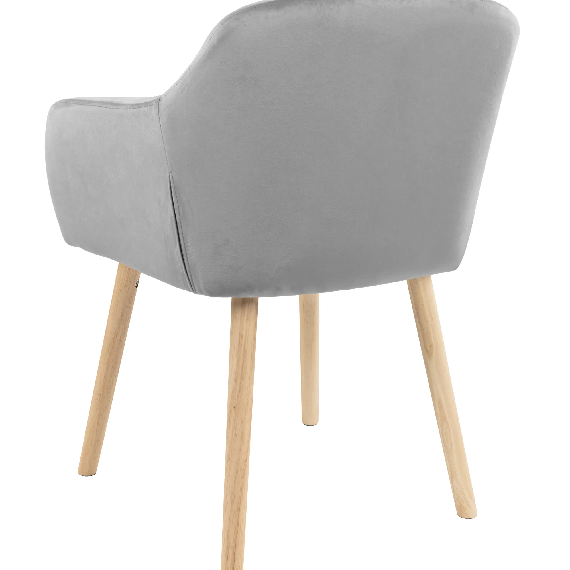 Homeville Alberte velour lysegrå