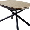Homeville Alicante 190x90x73cm sintret sten beige/sort