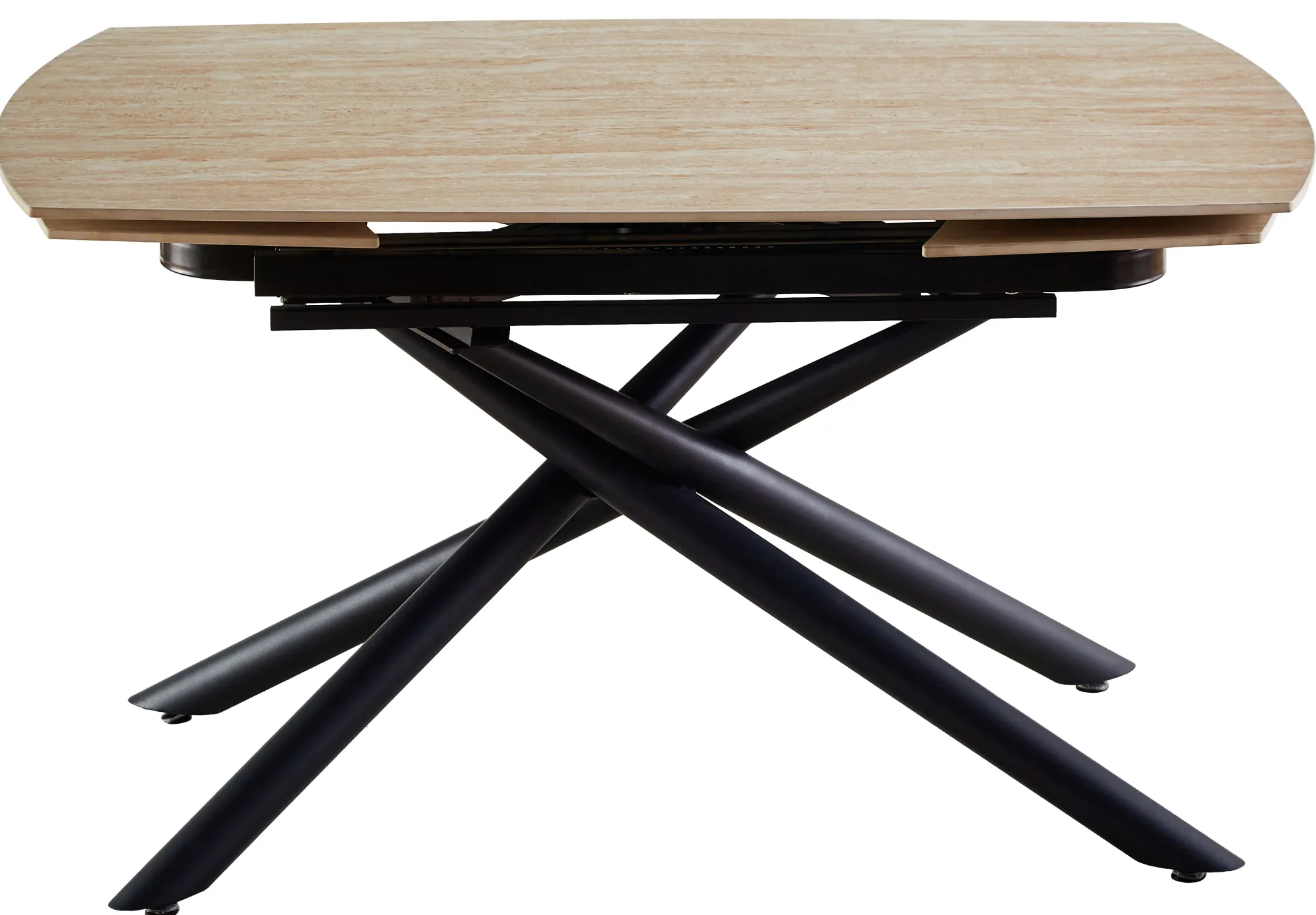 Homeville Alicante 190x90x73cm sintret sten beige/sort