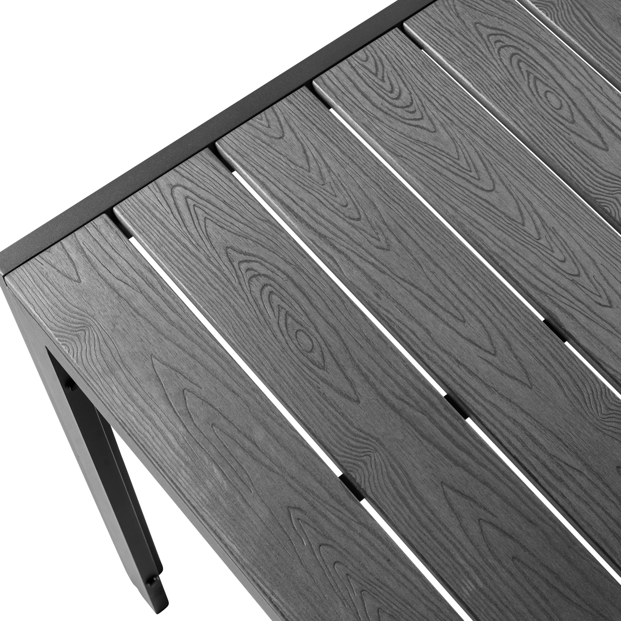 Homeville Almada nonwood mørkegrå 150x90x74cm