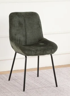 Homeville Alva fløjl mørkegrøn