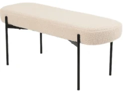 Homeville Amalie teddystof beige/sort