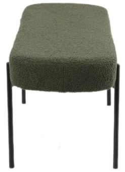 Homeville Amalie teddystof grøn/sort