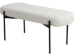 Homeville Amalie teddystof hvid/sort