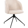 Homeville Amelia med drejefunktion fløjl beige