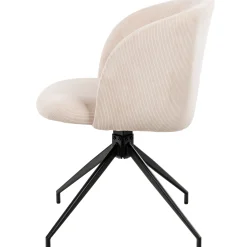 Homeville Amelia med drejefunktion fløjl beige