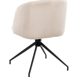 Homeville Amelia med drejefunktion fløjl beige