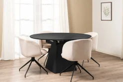 Homeville Amelia med drejefunktion fløjl beige