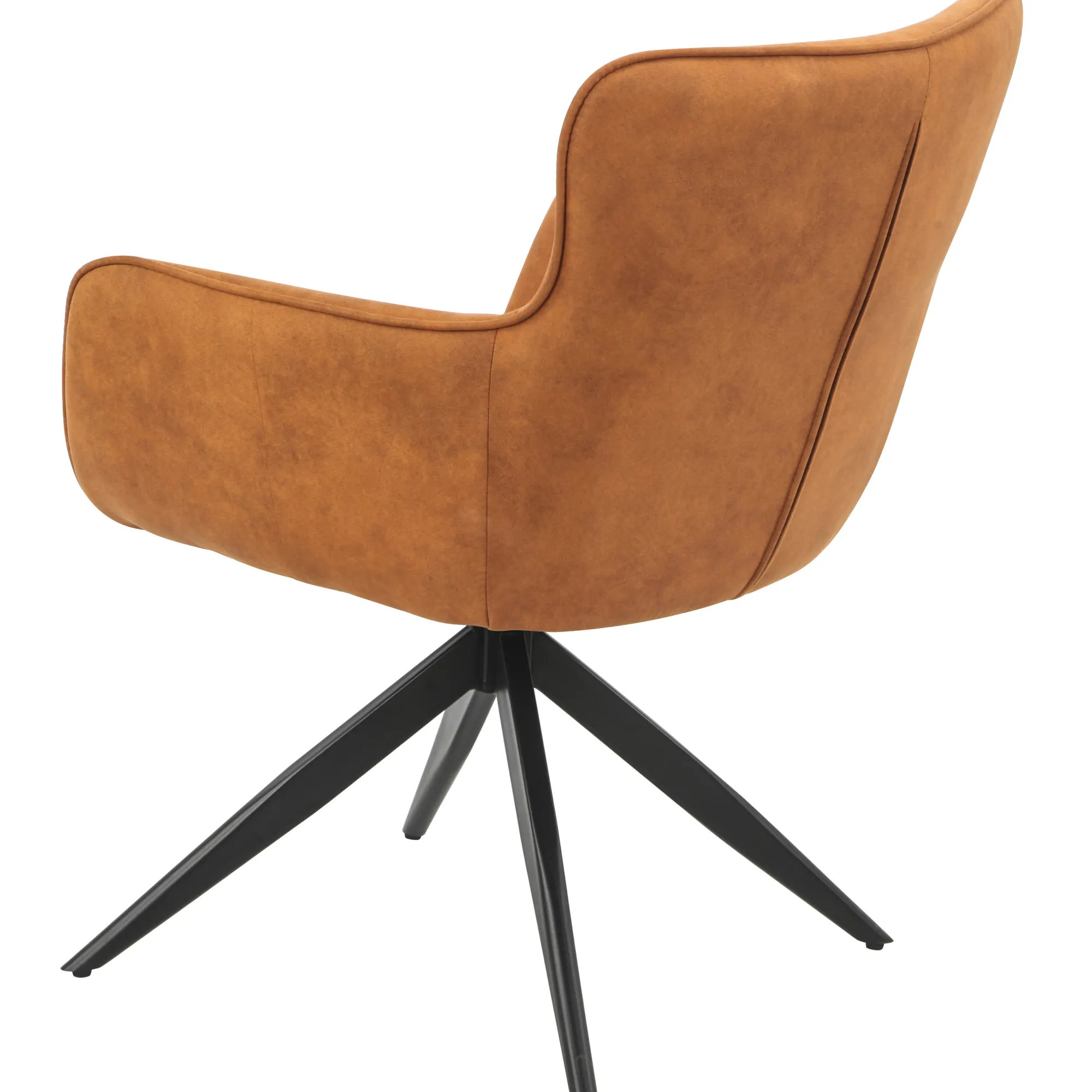 Homeville Ane med drejefunktion suede cognac