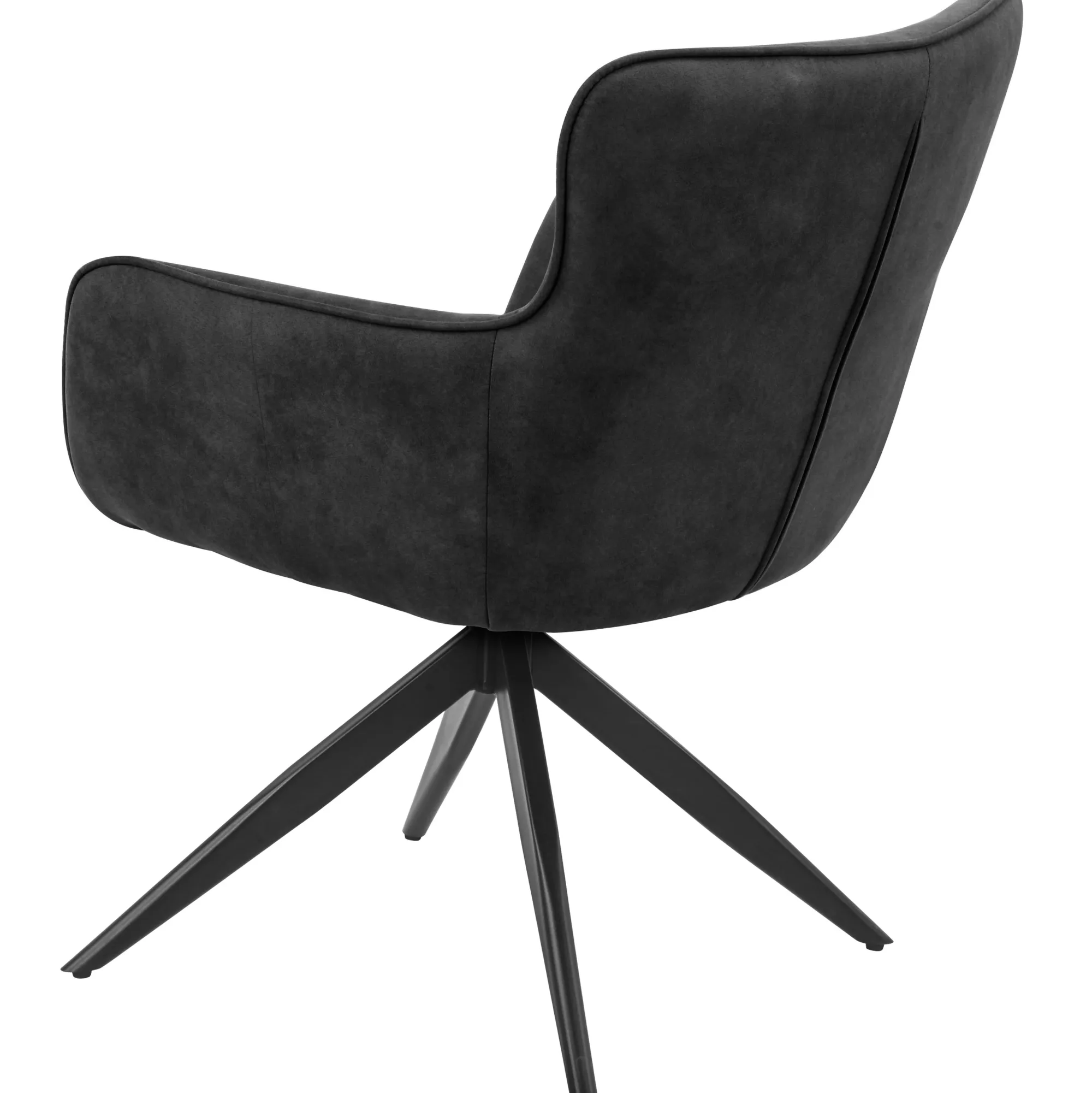 Homeville Ane med drejefunktion suede sort