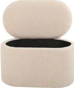 Homeville Aranda med opbevaring teddystof beige