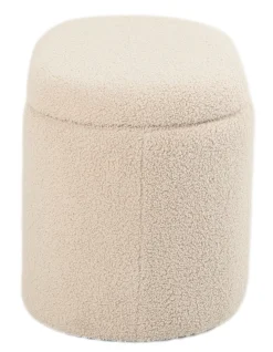 Homeville Aranda med opbevaring teddystof beige