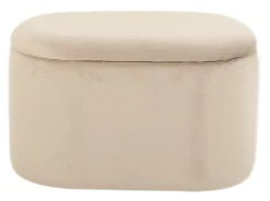 Homeville Aranda med opbevaring velour beige