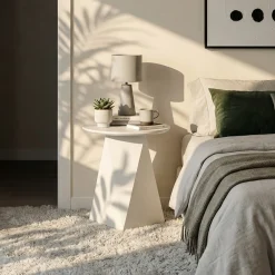 Furnhouse Aura creme hvid ø50x50cm