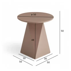Furnhouse Aura mokka mousse ø50x50cm