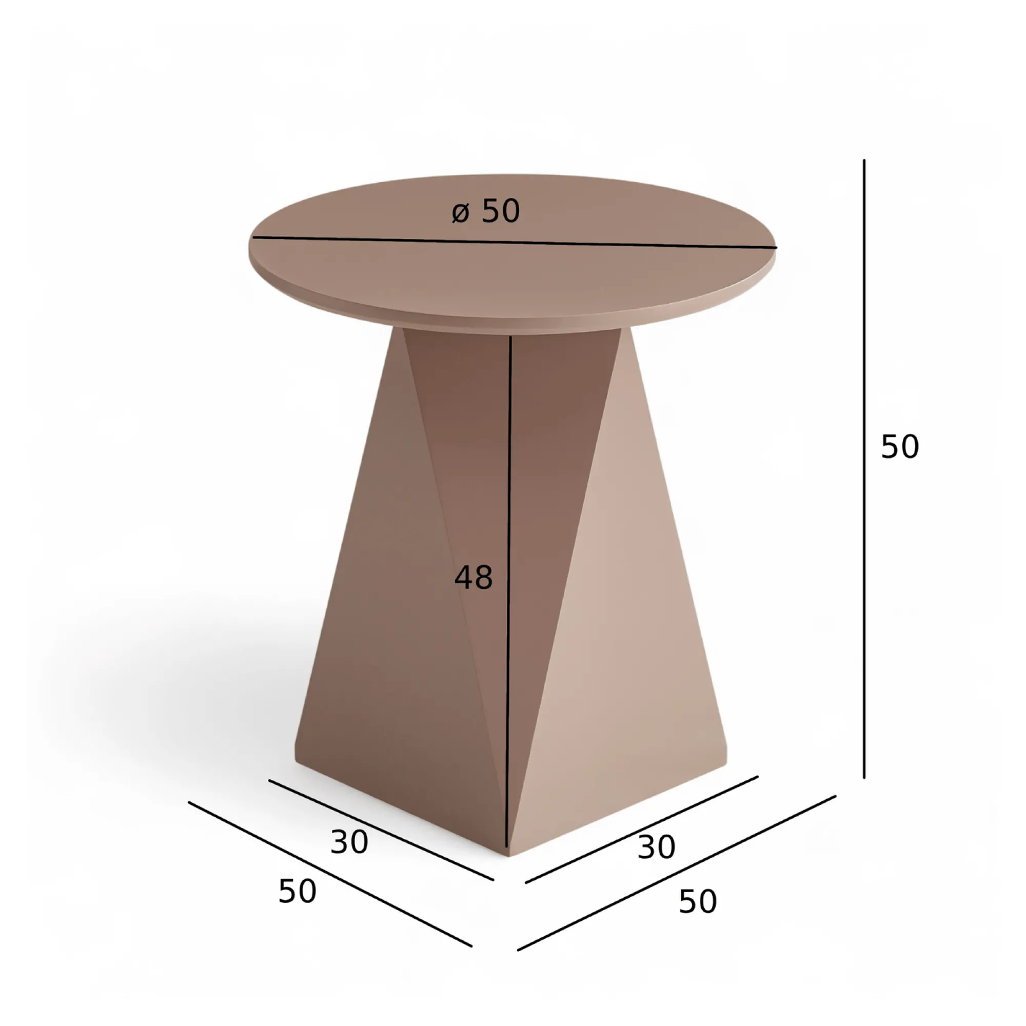 Furnhouse Aura mokka mousse ø50x50cm