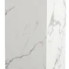 Homeville Avery piedestal i hvid marmorprint 25x25x50cm