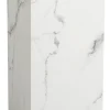 Homeville Avery piedestal i hvid marmorprint 35x35x70cm