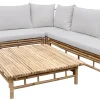 Homeville Bambus loungesæt creme