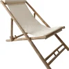 Homeville Bambus strandstol hvid