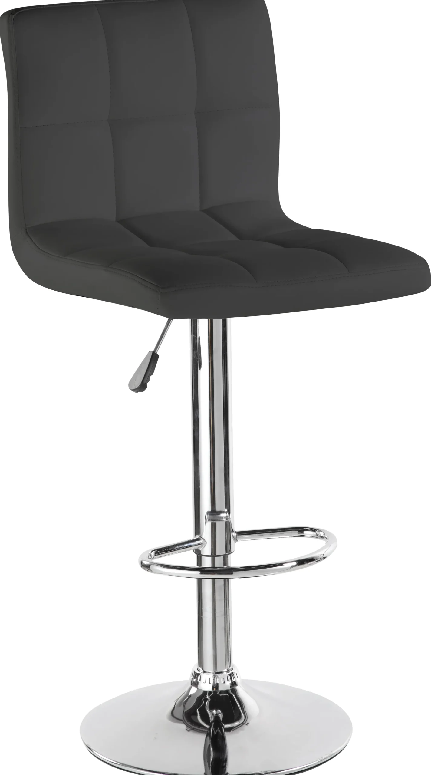 Homeville Barstol kunstlæder sort/krom