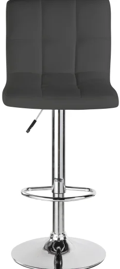 Homeville Barstol kunstlæder sort/krom