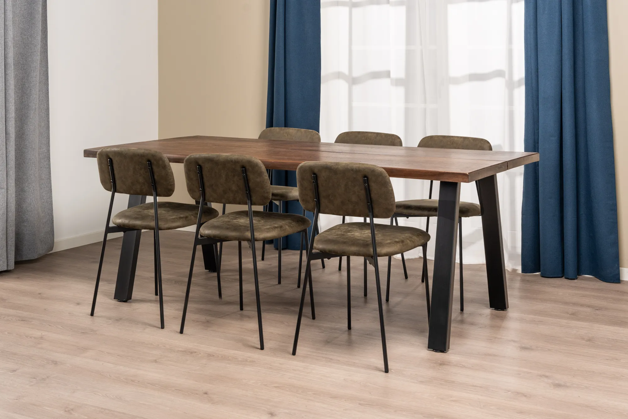 Homeville Beate suede mørkebrun