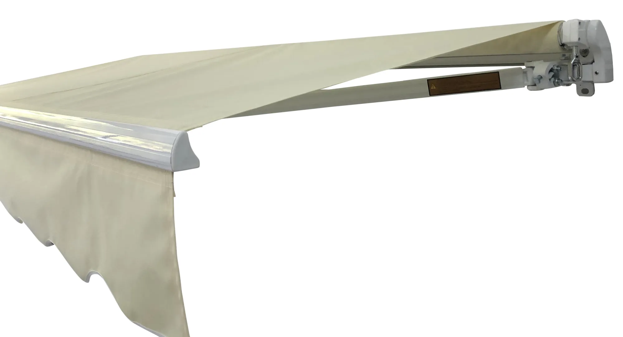 Essence Åben markise 400x250cm creme/hvid