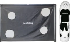 Bestplay fodboldmål 220x170cm + air dummy