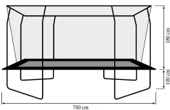 Bestplay Plus firkantet 305x700cm