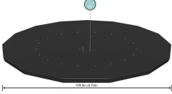 Bestway cover til pool ø457cm