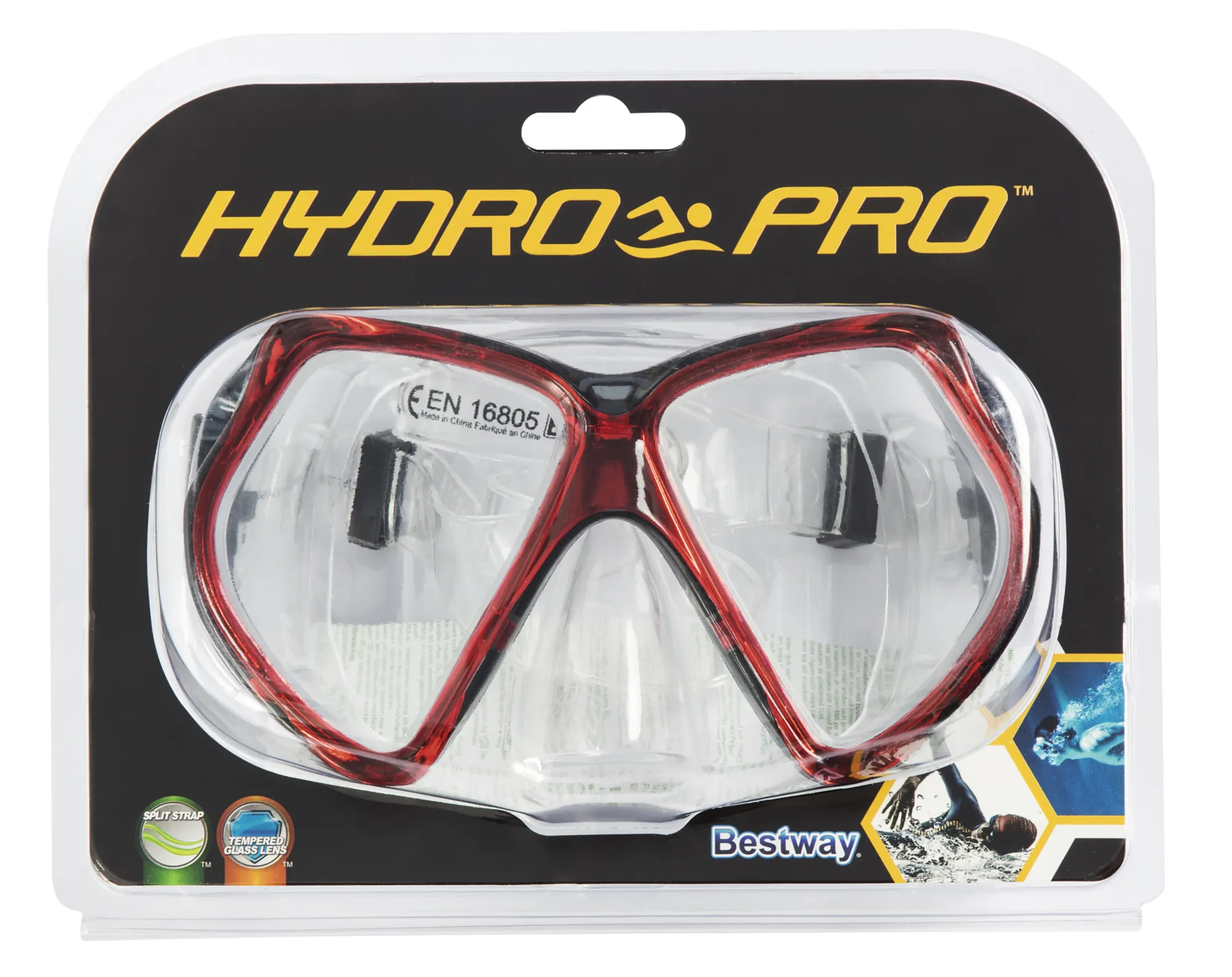 Bestway Hydro-Pro mørkerød +14 år