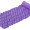 Bestway oppustelig luftmadras bølget lilla 213x86cm