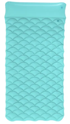 Bestway oppustelig luftmadras bølget turkis 213x86cm
