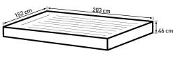 Bestway tritech queensize 203x152x46cm
