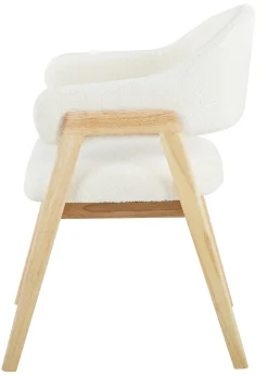 Homeville Bjørk teddy hvid