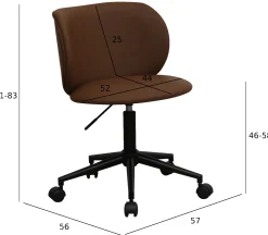 Furnhouse Bobo kunstlæder mørkebrun