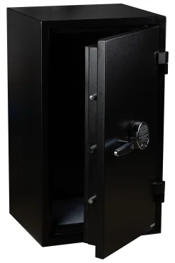 Workmann Brandsikkert pengeskab sort 83x48x43,5cm