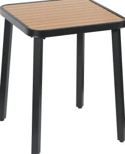 Homeville Cafesæt Lacroix mat sort/træ