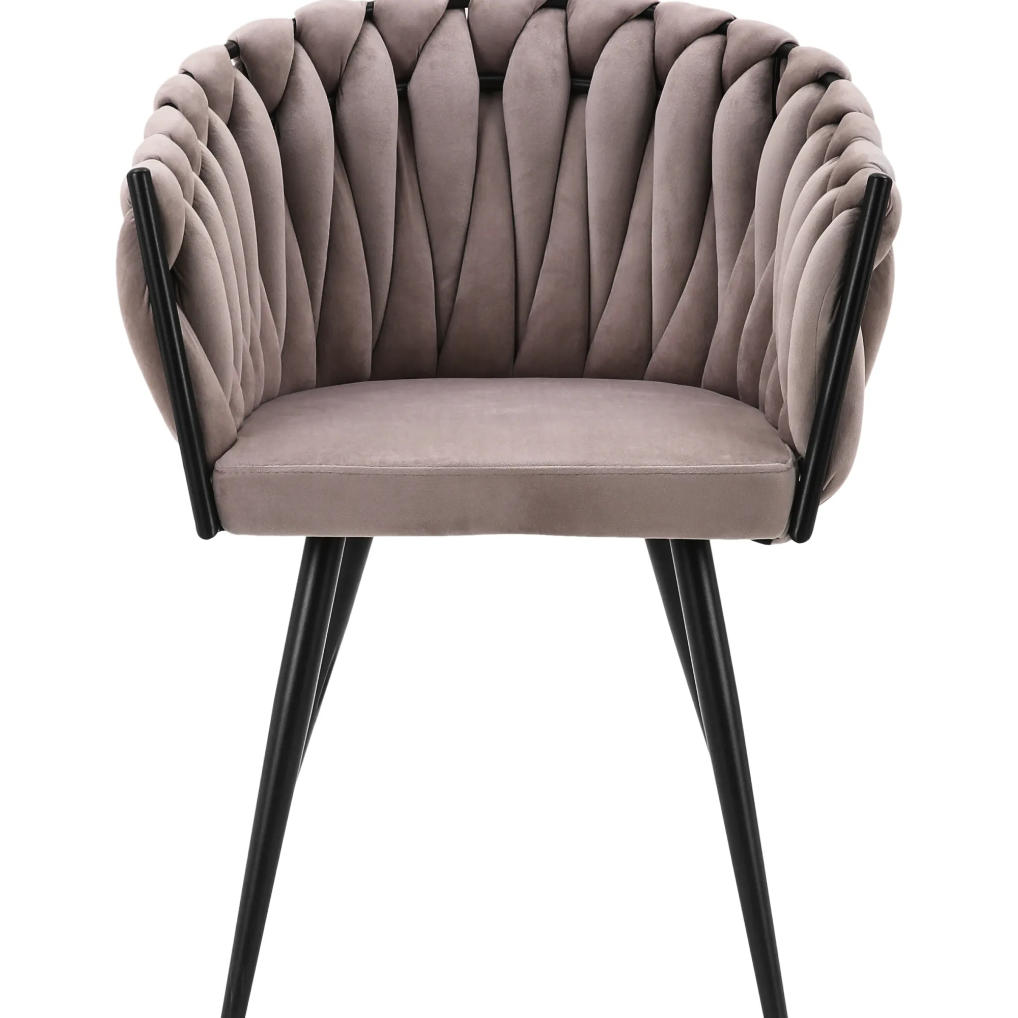 Homeville Carrie velour lysebrun