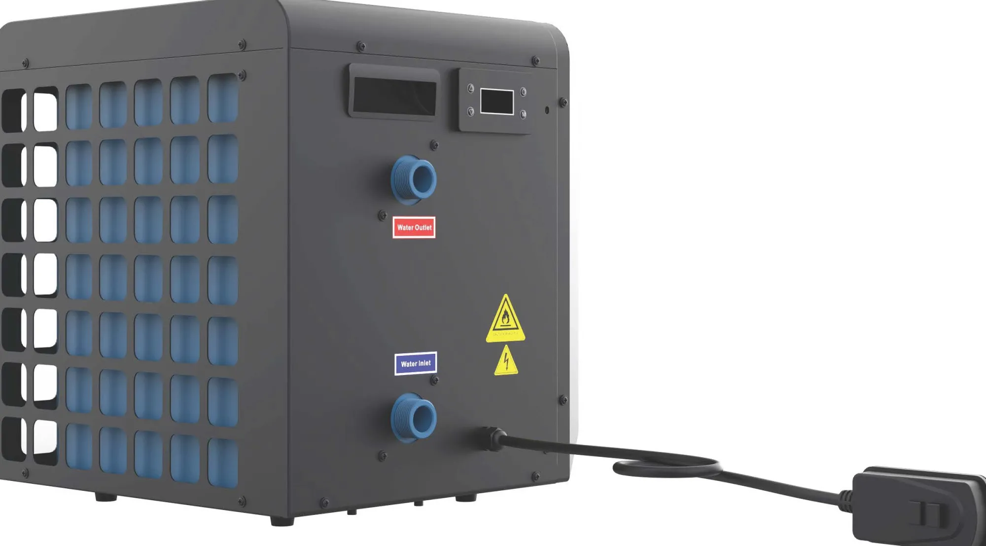 Coolsplash Heat 4 kw varmepumpe sort