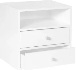 Homeville Drammen væghængt hvid 35,4x35,4x25cm