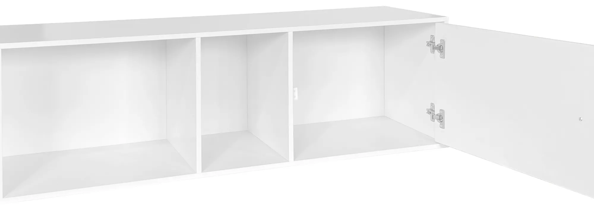 Homeville Drammen væghængt hvid 115x30x36cm