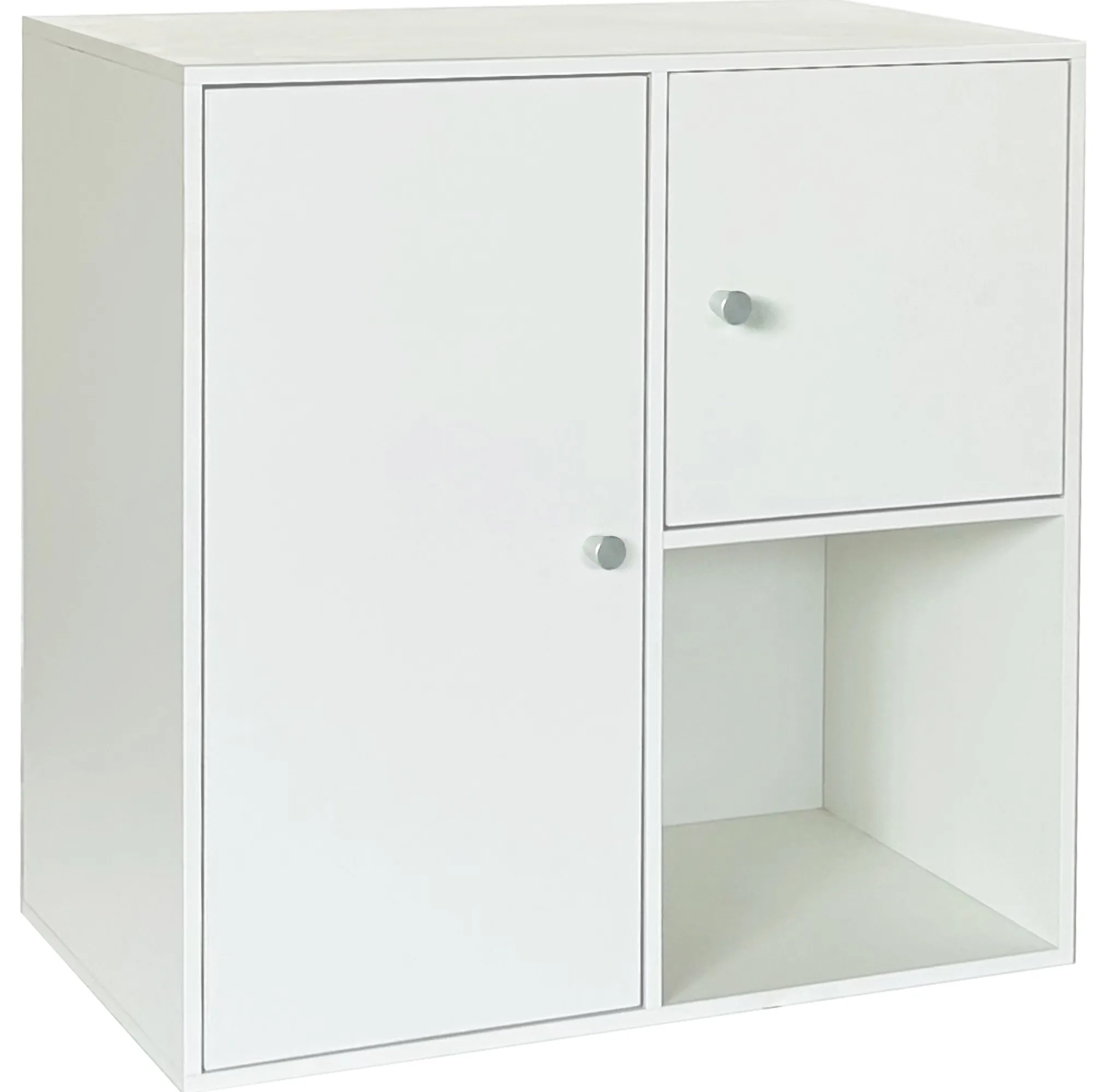 Homeville Drammen væghængt hvid 69,6x69,6x38cm
