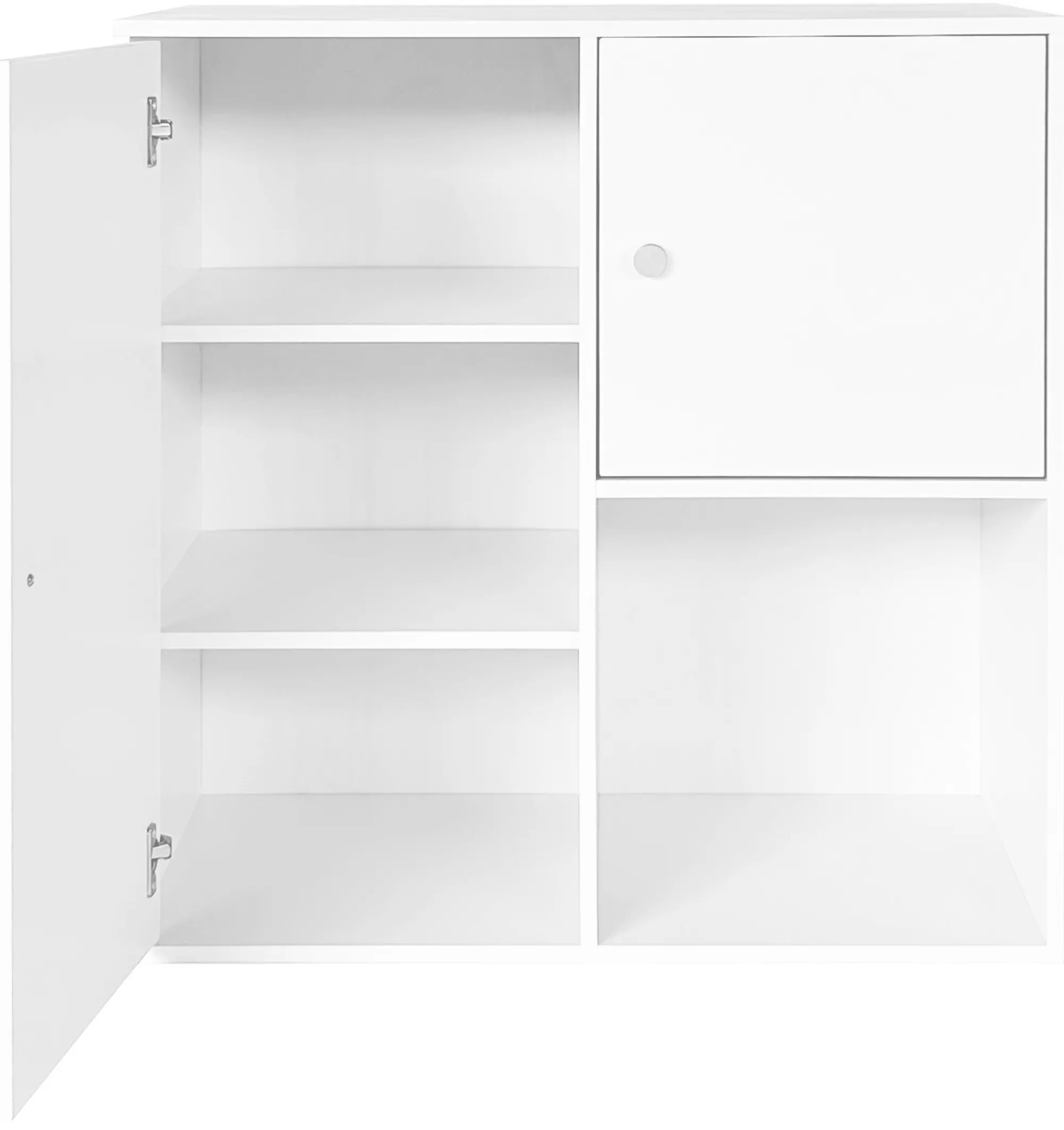 Homeville Drammen væghængt hvid 69,6x69,6x38cm
